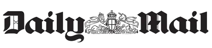 Daily Mail newspaper masthead logo in black with coat of arms emblem